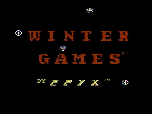 Winter Games screenshot 3 for Famicom Disk System